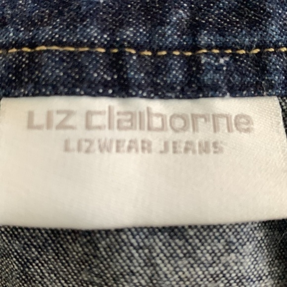 Liz Claiborne A-Line Denim Skirt Size 14. #221 - Picture 6 of 10